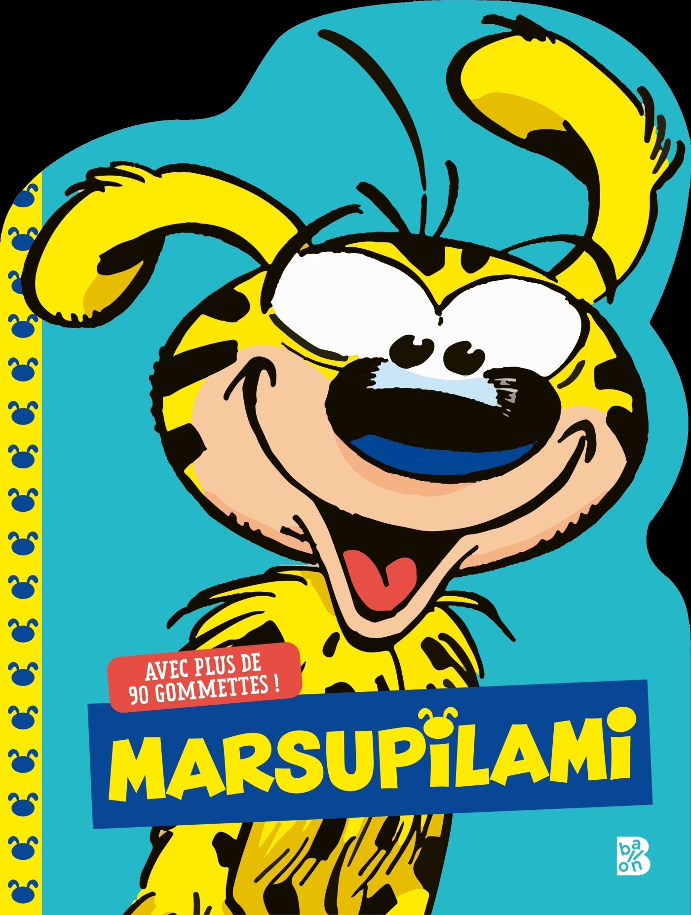 Mes premières gommettes : Bonjour, Marsupilami (bleu)