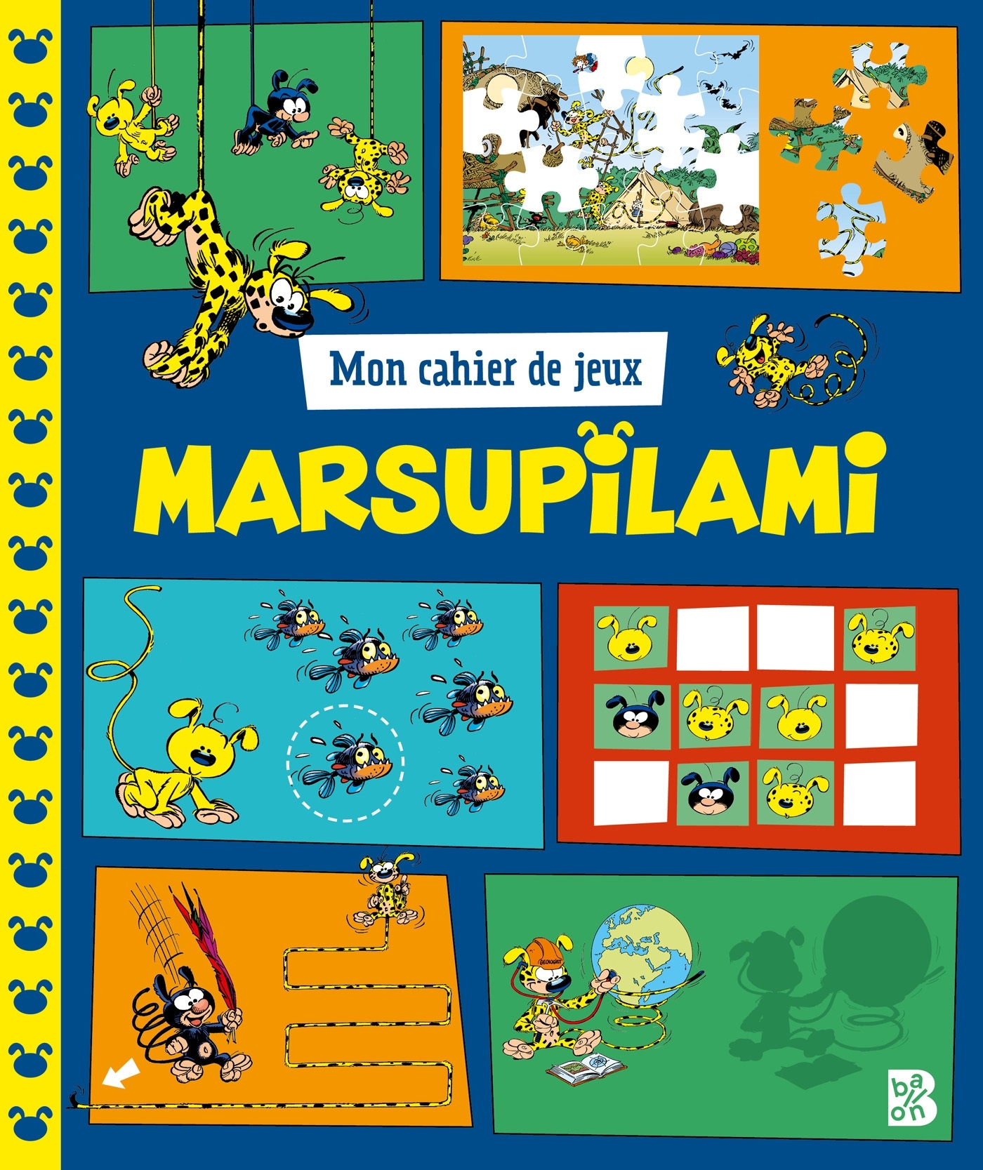 Mon cahier de jeux : Marsupilami