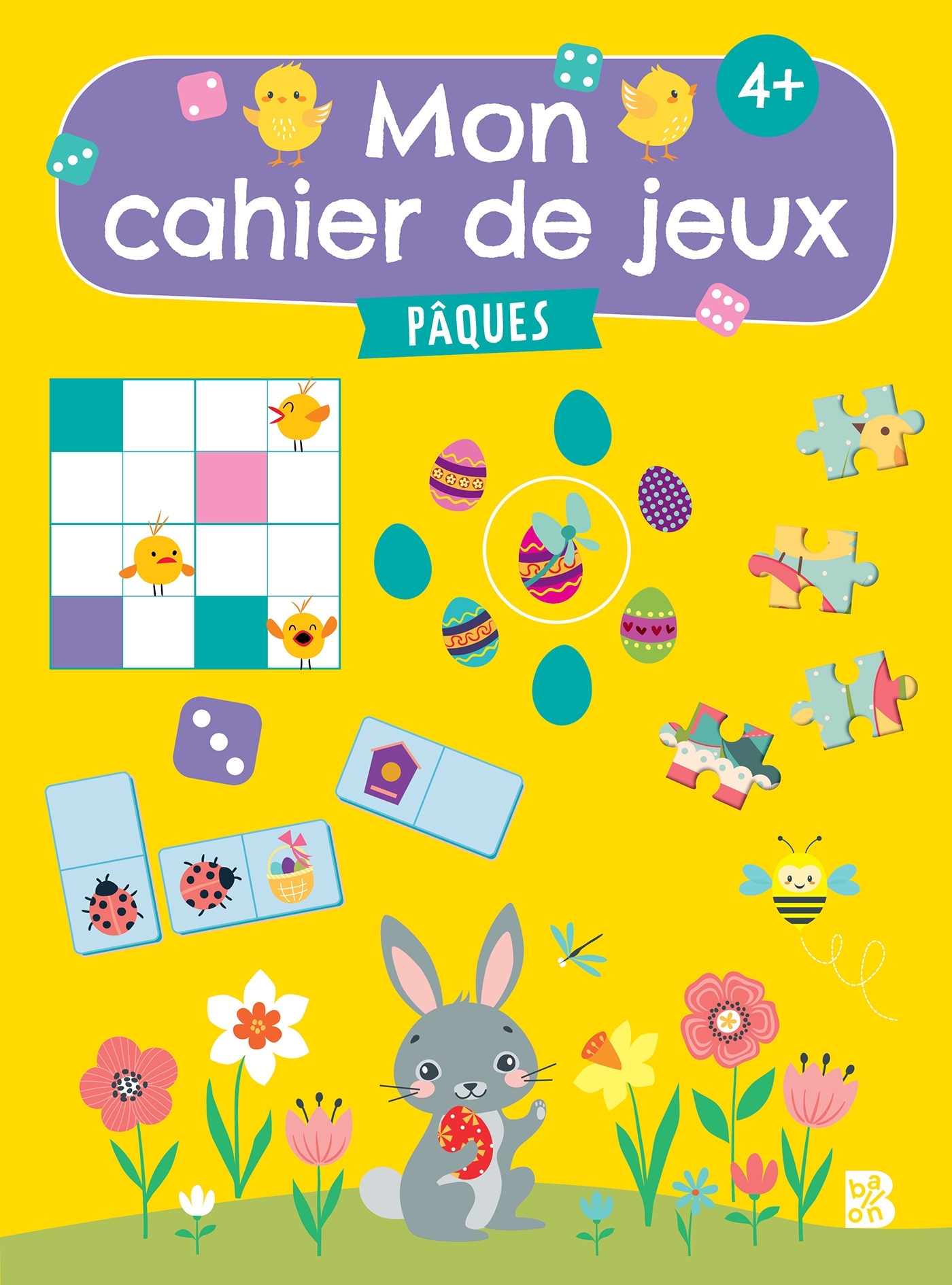 Mon cahier de jeux: Pâques 2023