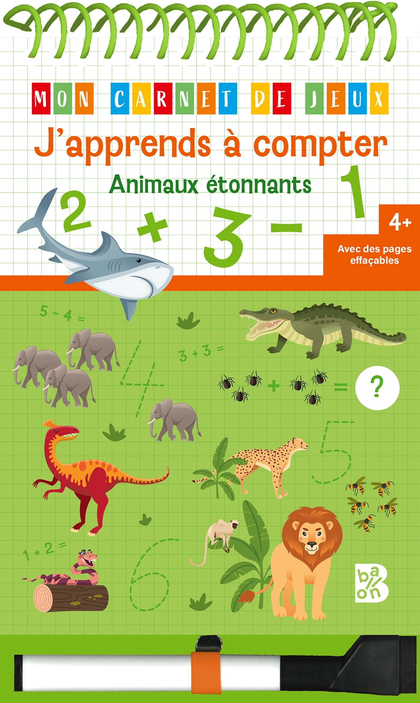 J'apprends à compter : Animaux étonnants 4+
