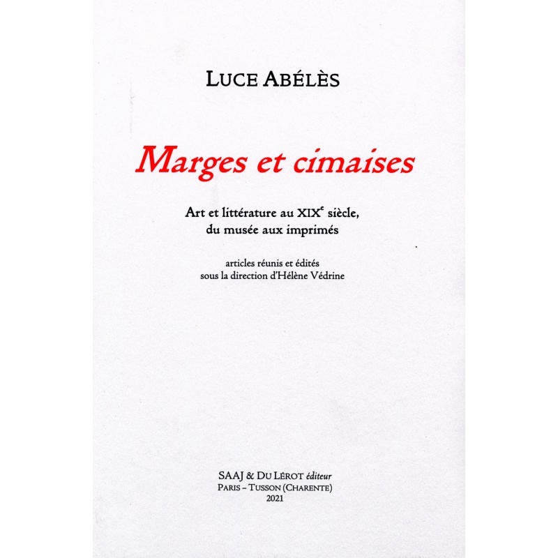 Marges et cimaises