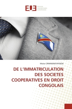 DE L'IMMATRICULATION DES SOCIETES COOPERATIVES EN DROIT CONGOLAIS