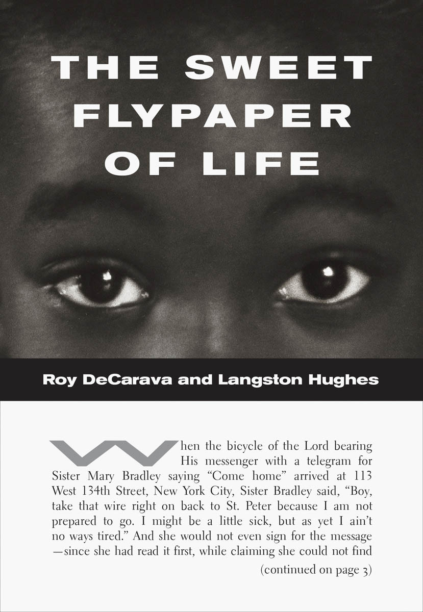 Roy DeCarava The Sweet Flypaper of Life (Hardback) /anglais