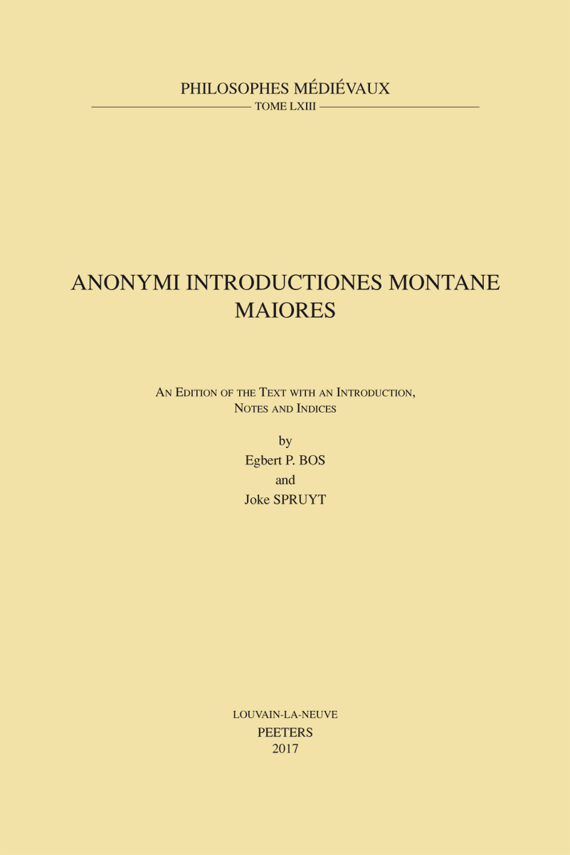 ANONYMI INTRODUCTIONES MONTANE MAIORES