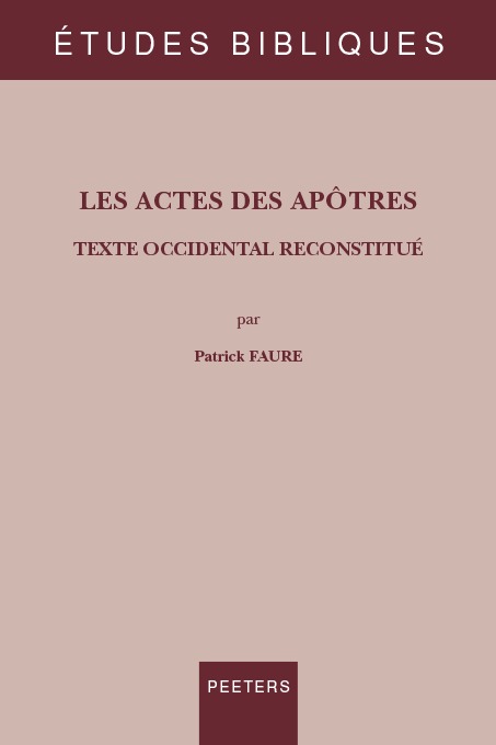 Les Actes des Apôtres