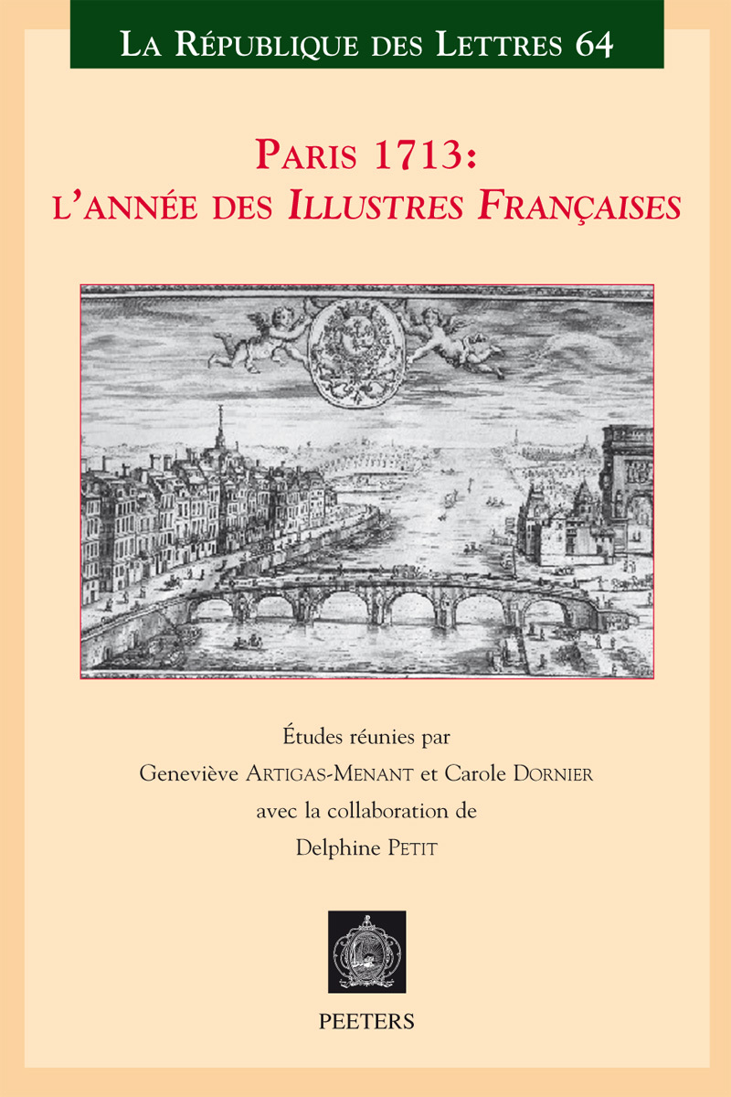 PARIS 1713 L ANNEE DES ILLUSTRES FRANCAISES