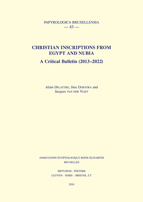 Christian Inscriptions from Egypt and Nubia