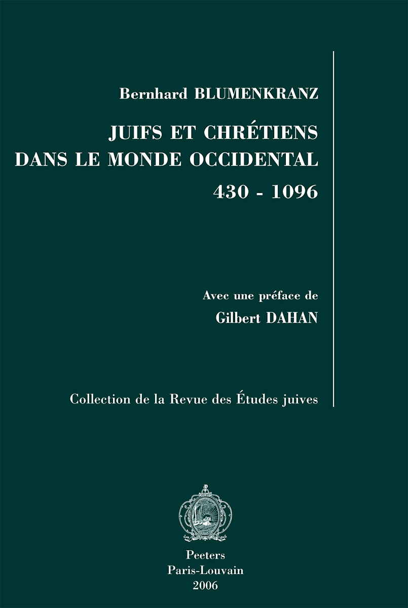 JUIFS ET CHRETIENS DANS LE MONDE OCCIDENTAL 430-1096