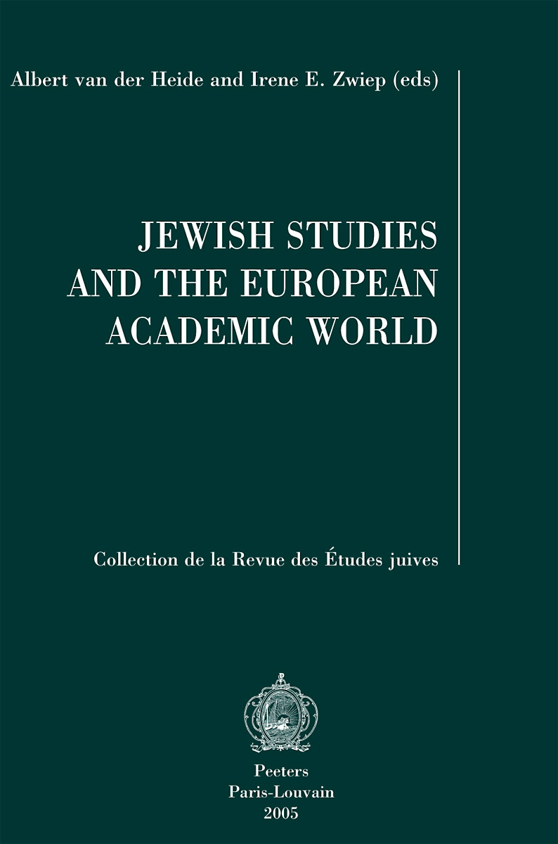 JEWISH STUDIES AND THE EUROPEAN ACADEMIC WORLD