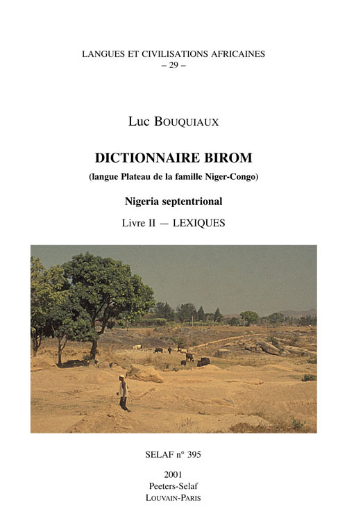 DICTIONNAIRE BIROM LIVRE II, LEXIQUES