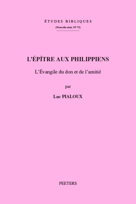 L'épître aux Philippiens