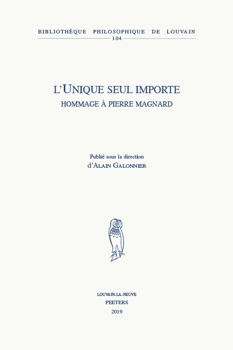 L'Unique seul importe