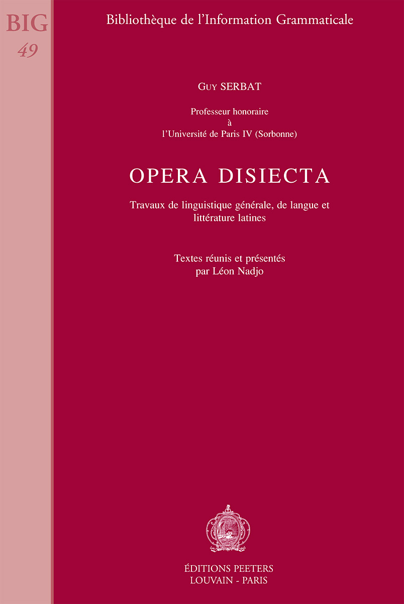 OPERA DISIECTA