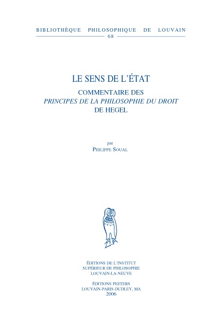 Le sens de l'État