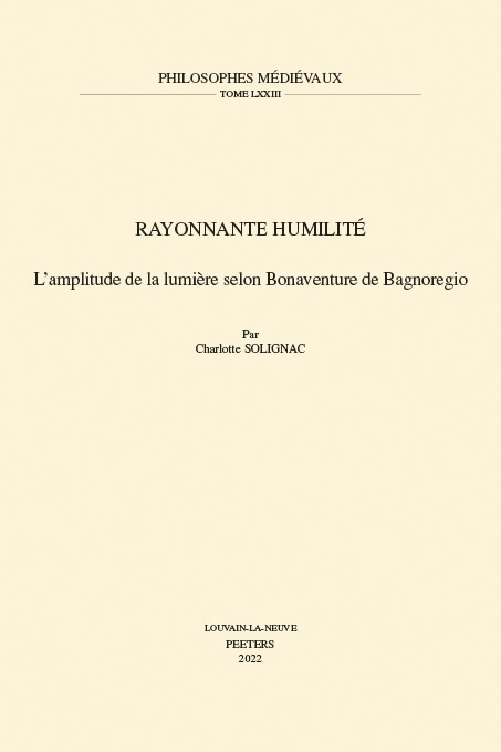 Rayonnante humilité
