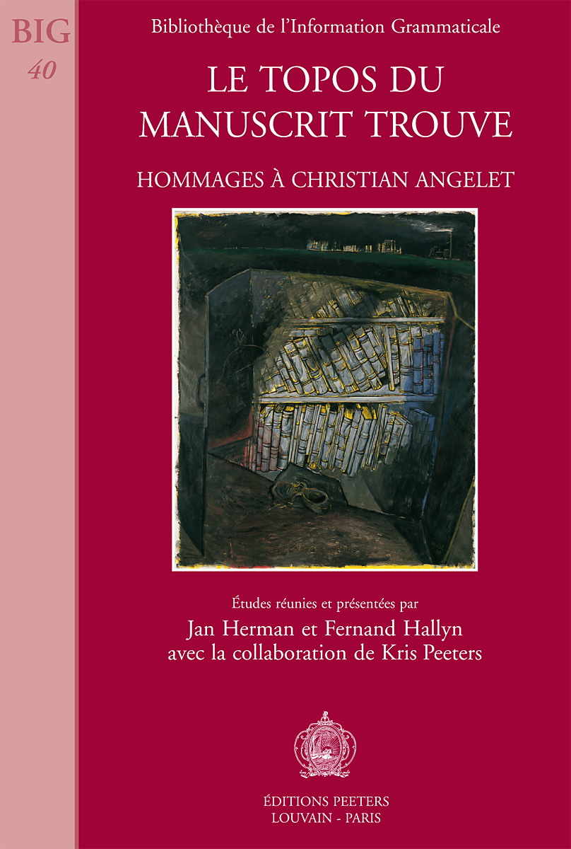 LE TOPOS DU MANUSCRIT TROUVE HOMMAGE A CHRISTIAN ANGELET