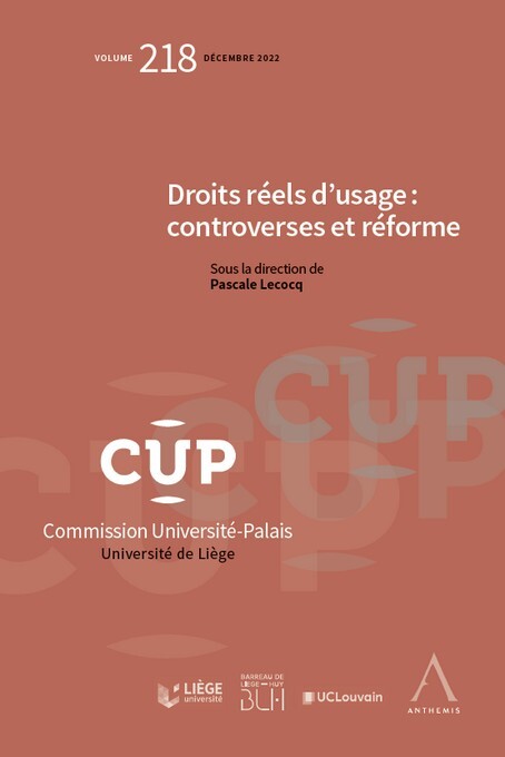 Droits réels d'usage : controverses et réforme