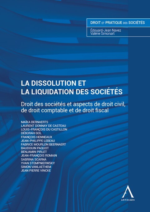 La dissolution et la liquidation des sociétés