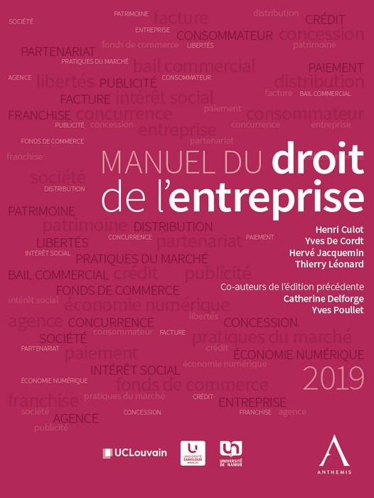Manuel du droit de l'entreprise, 4ème édition