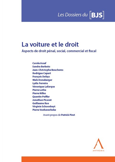 La voiture et le droit