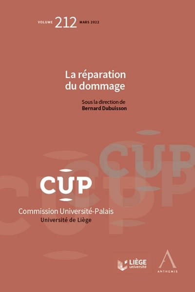 La réparation du dommage
