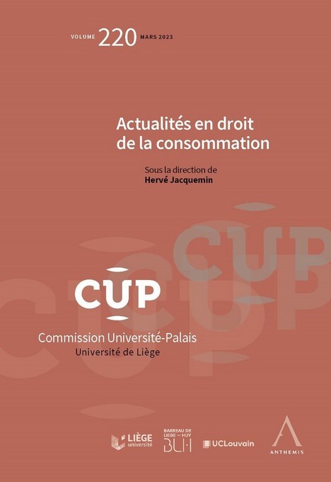Actualités en droit de la consommation