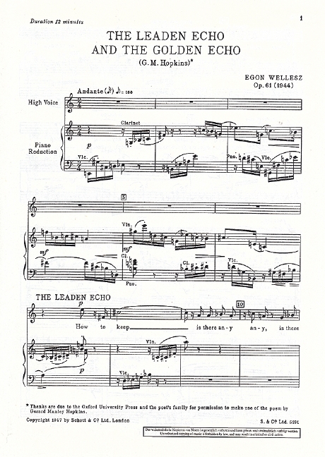 Leaden & Golden Echo