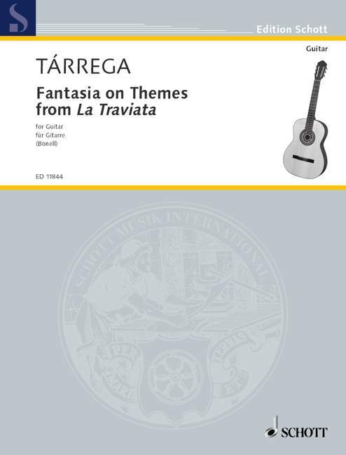 FRANCISCO TARREGA : FANTASIA ON THEMES FROM 'LA TRAVIATA' POUR GUITARE