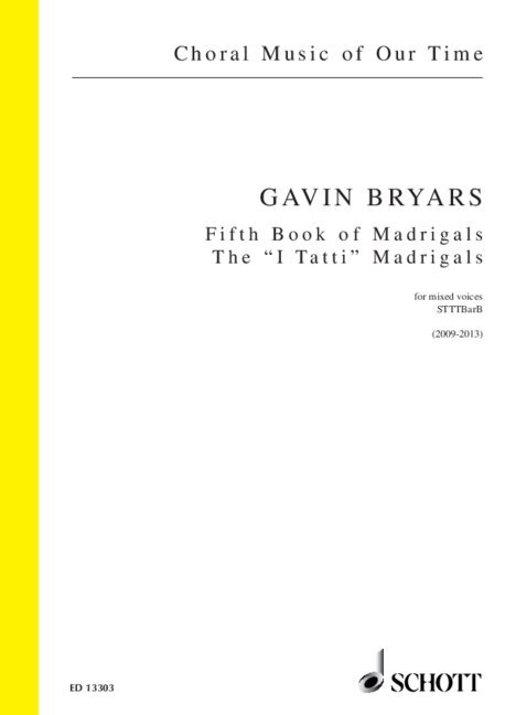 Fifth Book of Madrigals ("I Tatti")
