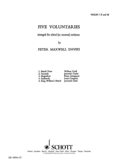 5 Voluntaries