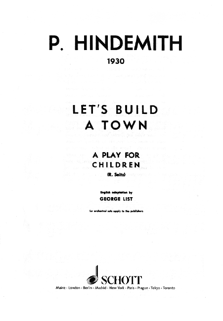 Let's build a Town