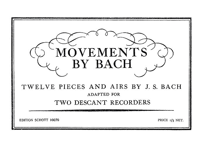 Movements by Bach