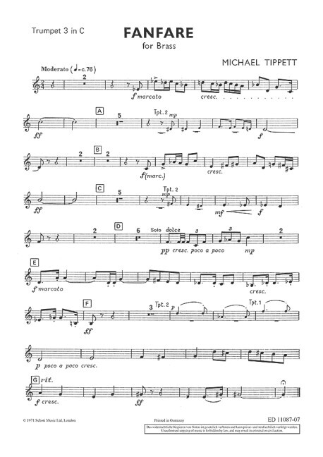 Fanfare No. 1 for Brass