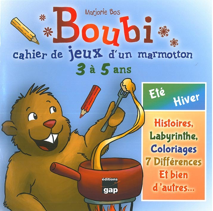 Boubi - Cahier de jeux d'un marmotton