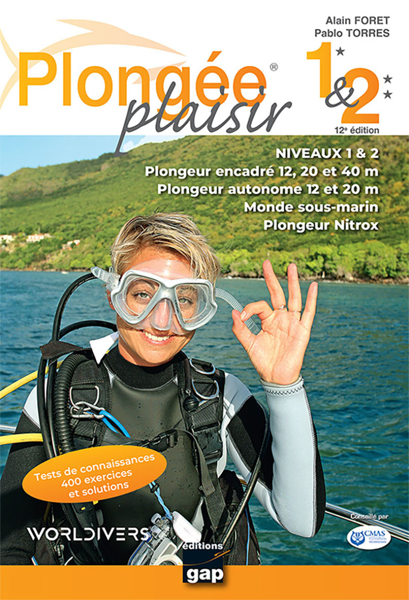 Plongée plaisir - plongeur encadré 20 et 40 m, plongeur autonome 12 et 20 m, plongeur Nitrox, monde sous-marin
