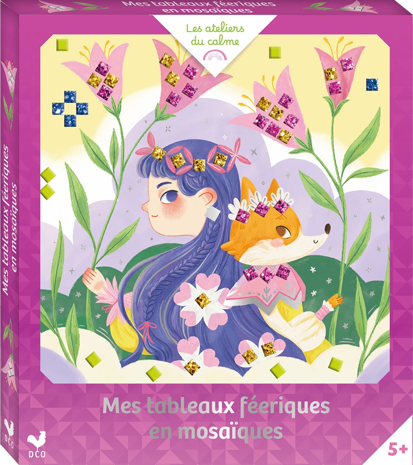 Mes tableaux féeriques en mosaïques - boîte avec accessoires