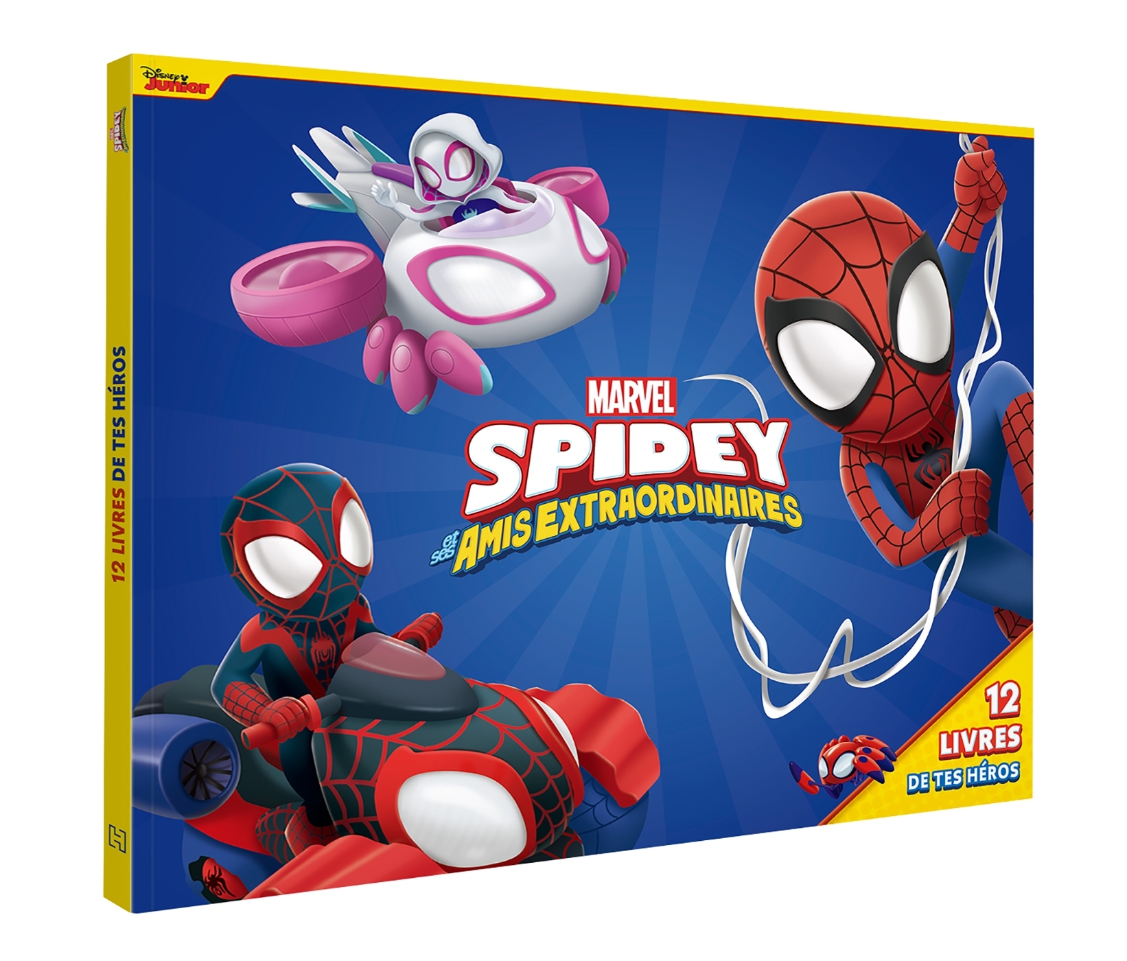 SPIDEY ET SES AMIS EXTRAORDINAIRES - Coffret - Les 12 livres de tes héros Vol. 1 - MARVEL