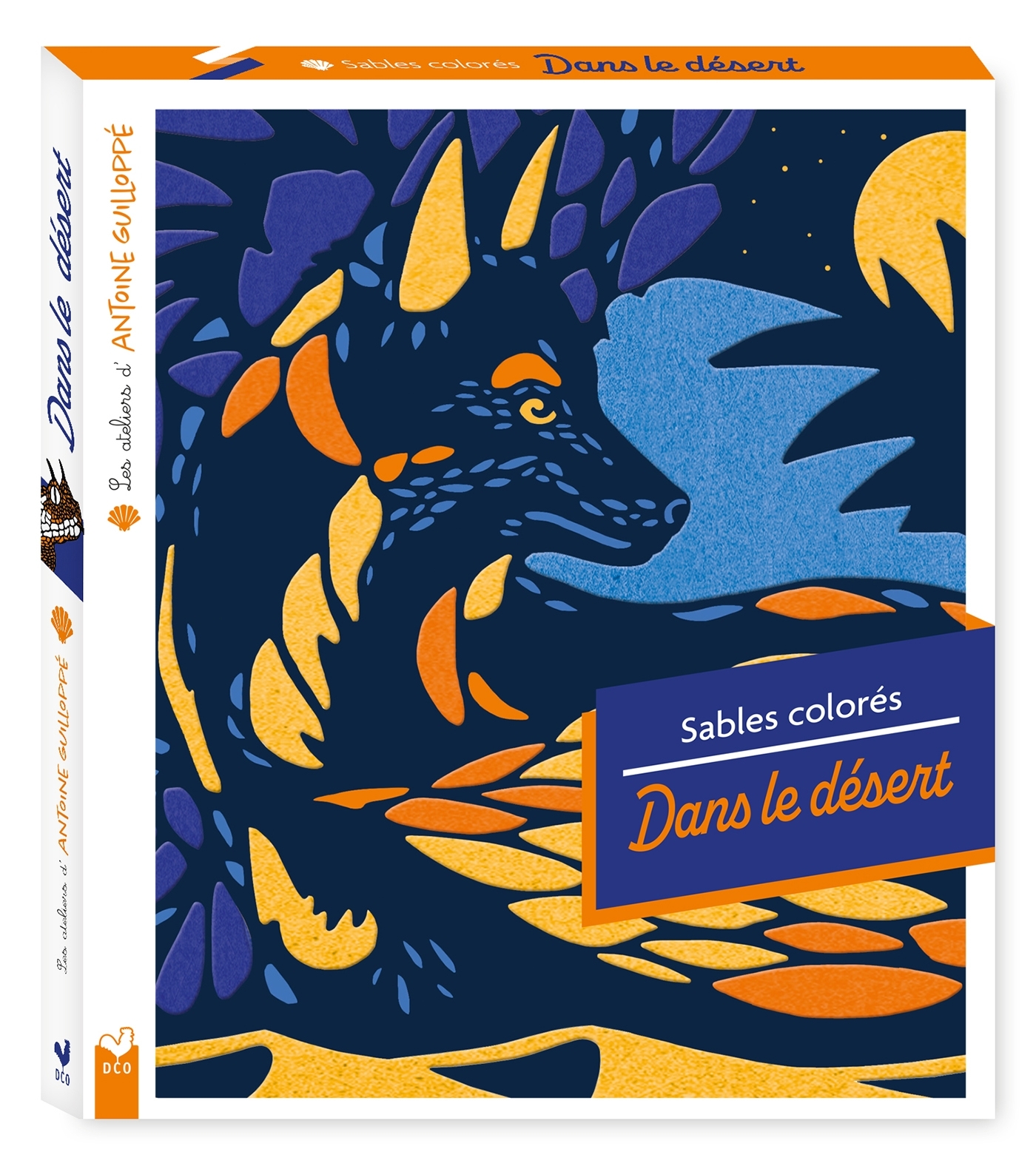Les ateliers d'Antoine Guilloppé - Sables colorés Dans le désert - boîte avec accessoires
