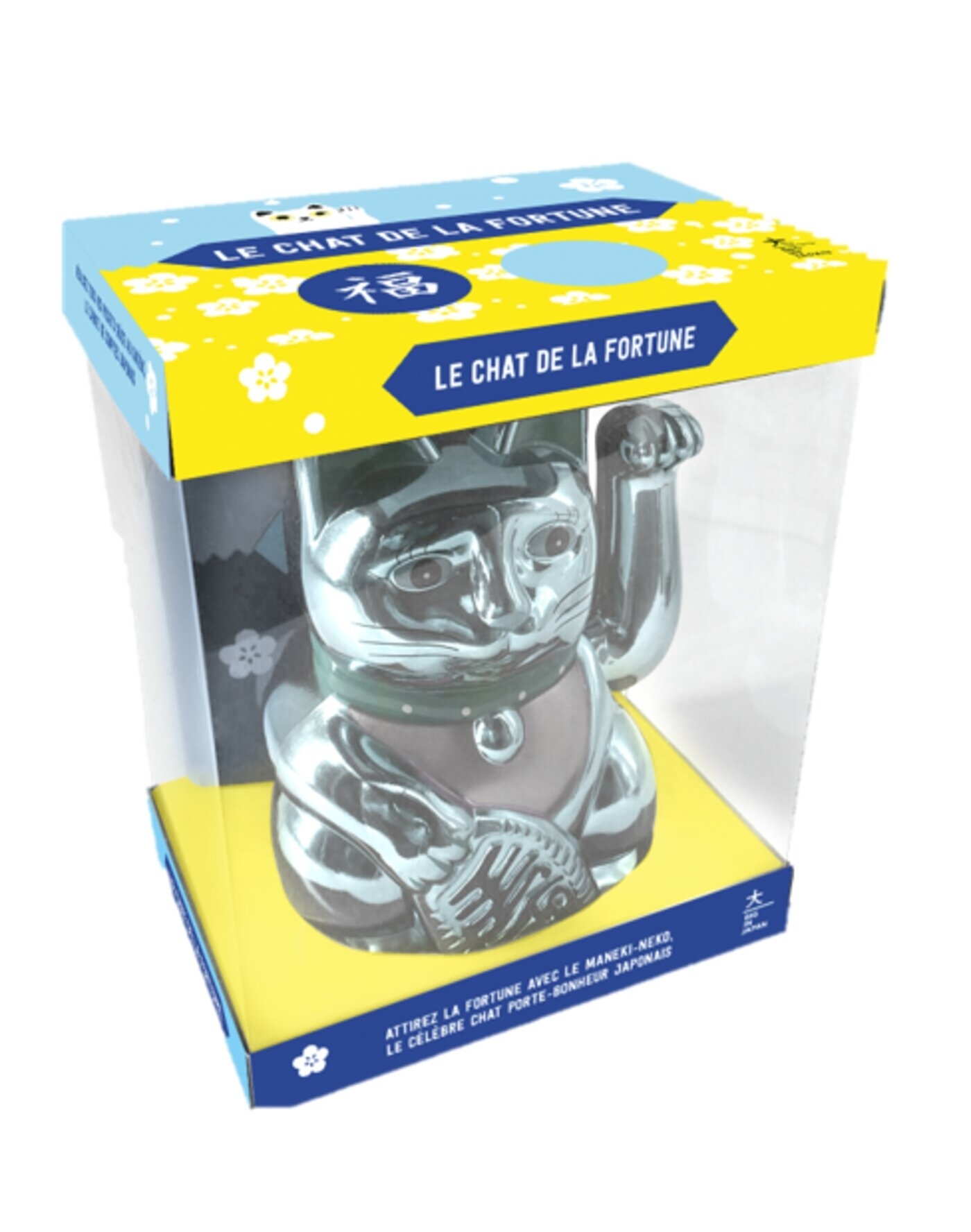 Coffret Chat de la Fortune bleu