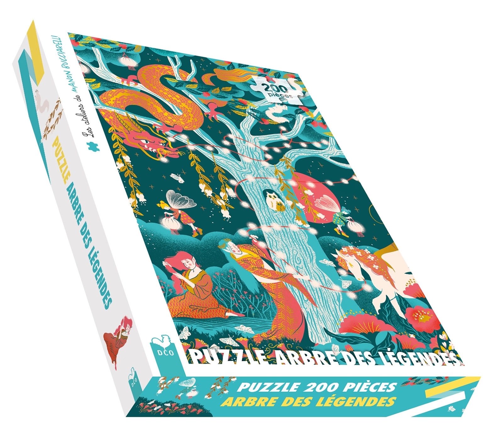 Les ateliers de Manon Bucciarelli - Puzzle arbre des légendes - 200 pièces