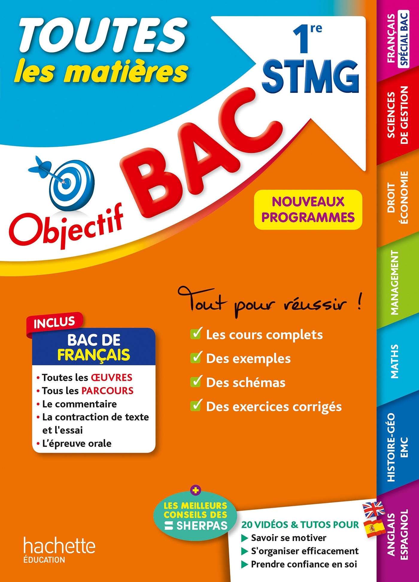 Objectif BAC 2025 - 1re STMG Toutes les matières
