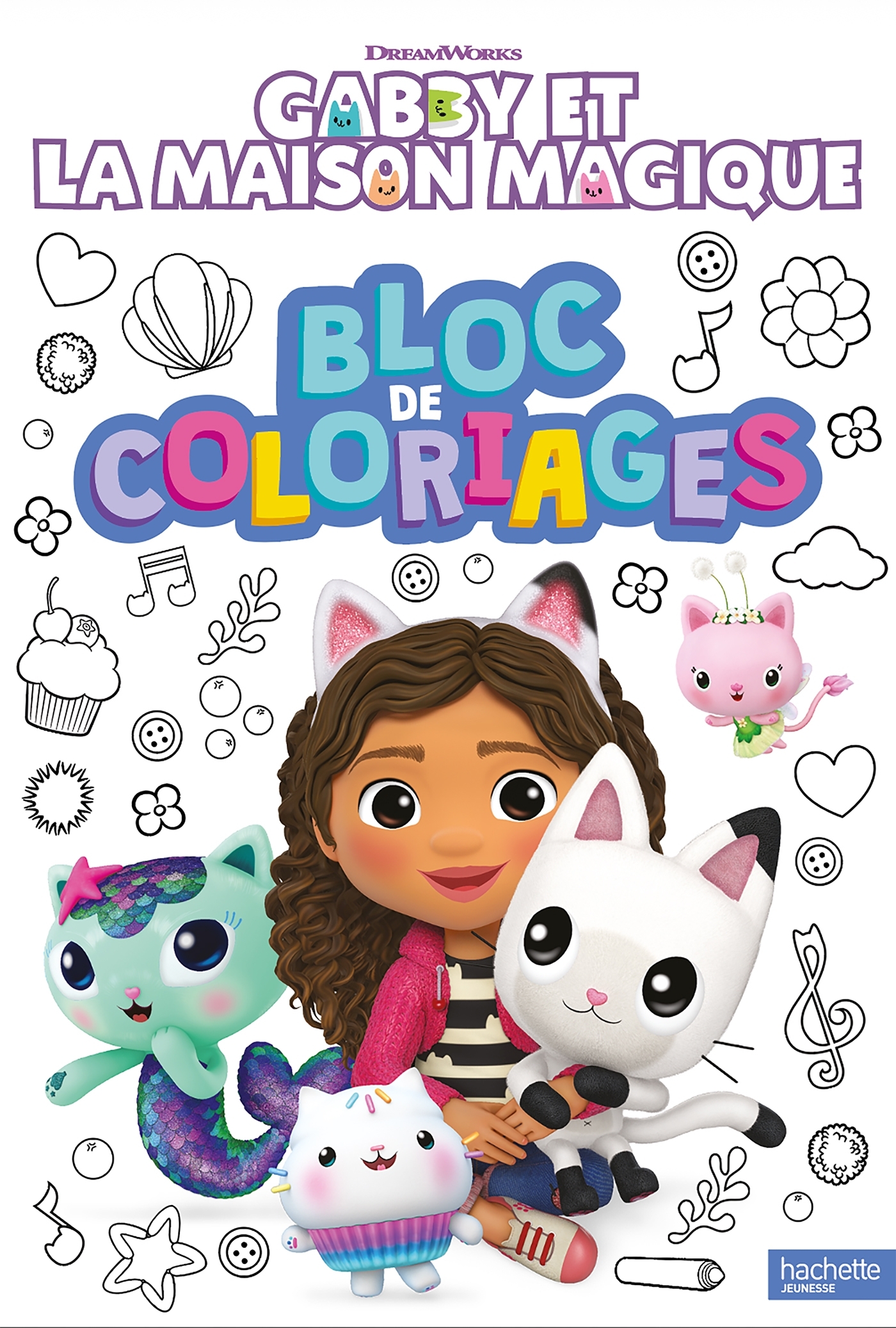 Gabby et la maison magique - Bloc de coloriages