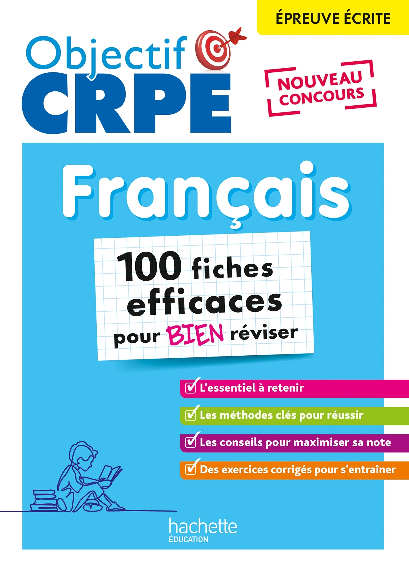 Objectif CRPE 2026 -Français- 100 fiches pour bien réviser -ép. écrite d'admissibilité M2/L3