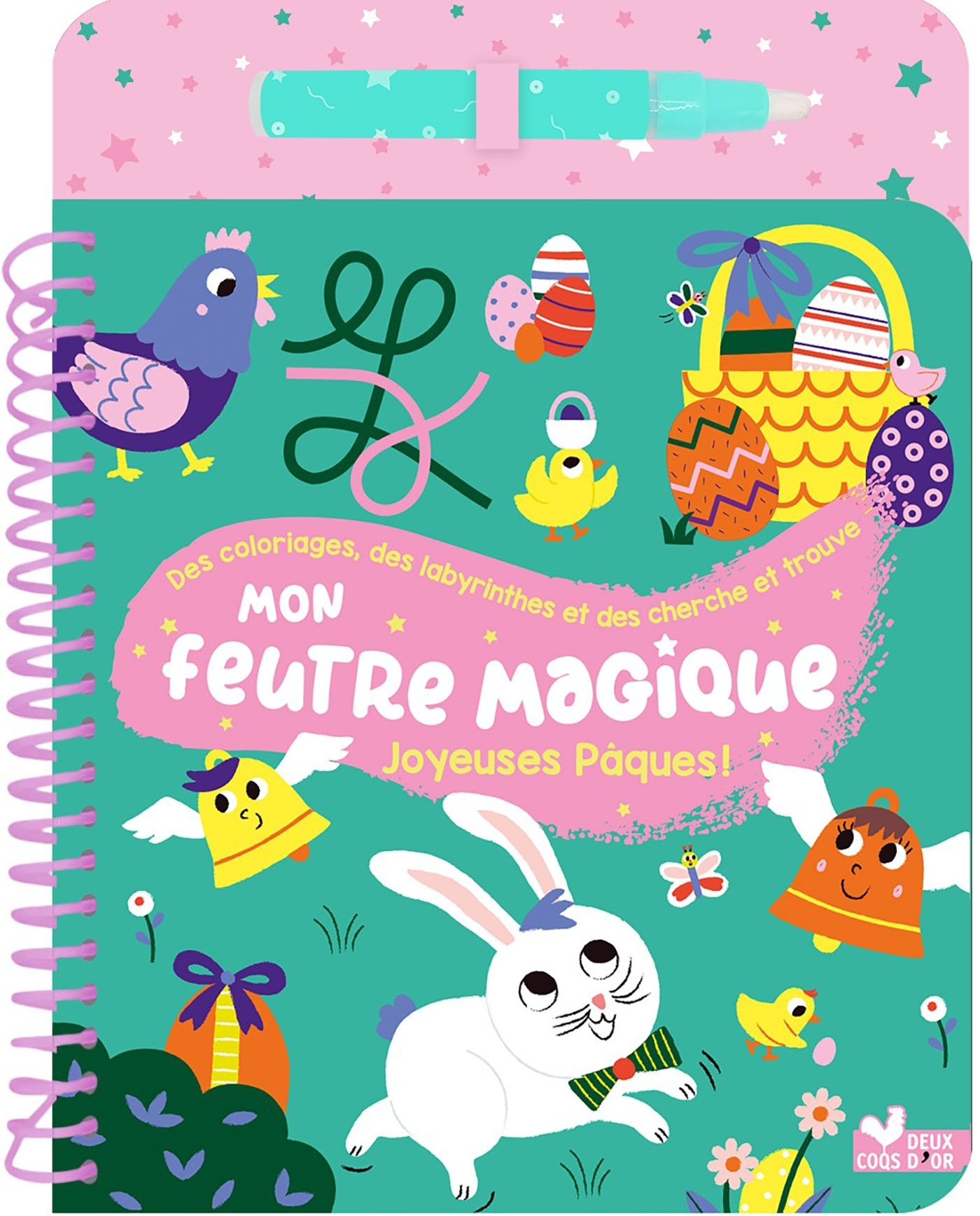 Mon feutre magique Joyeuses Pâques ! - avec feutre à réservoir d'eau