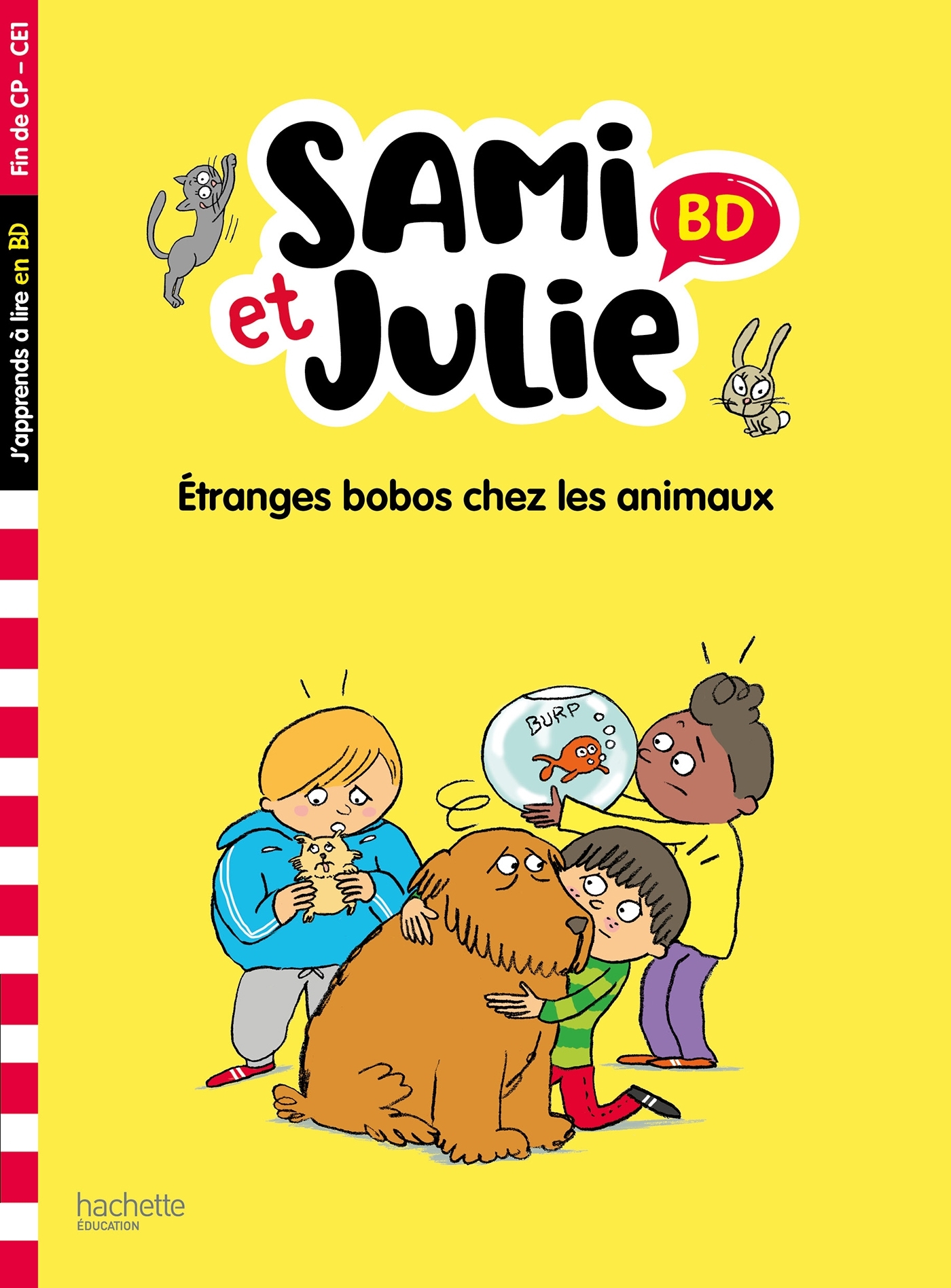 Sami et Julie BD Fin de CP-CE1 - Etranges bobos chez les animaux