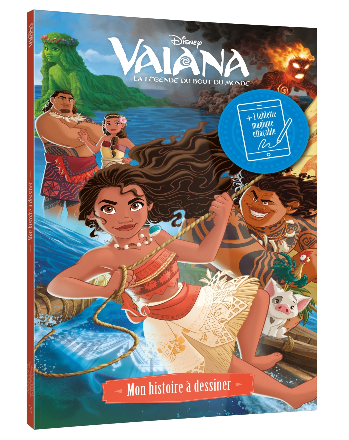 VAIANA - Mon histoire à dessiner (livre et tablette magique effaçable) - Disney