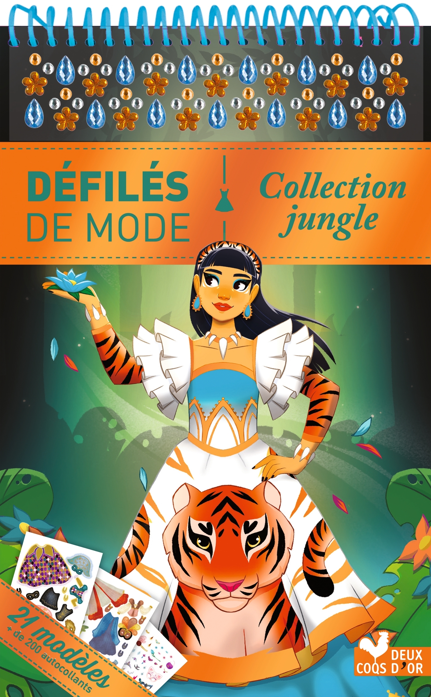 Collection jungle - bloc à spirale