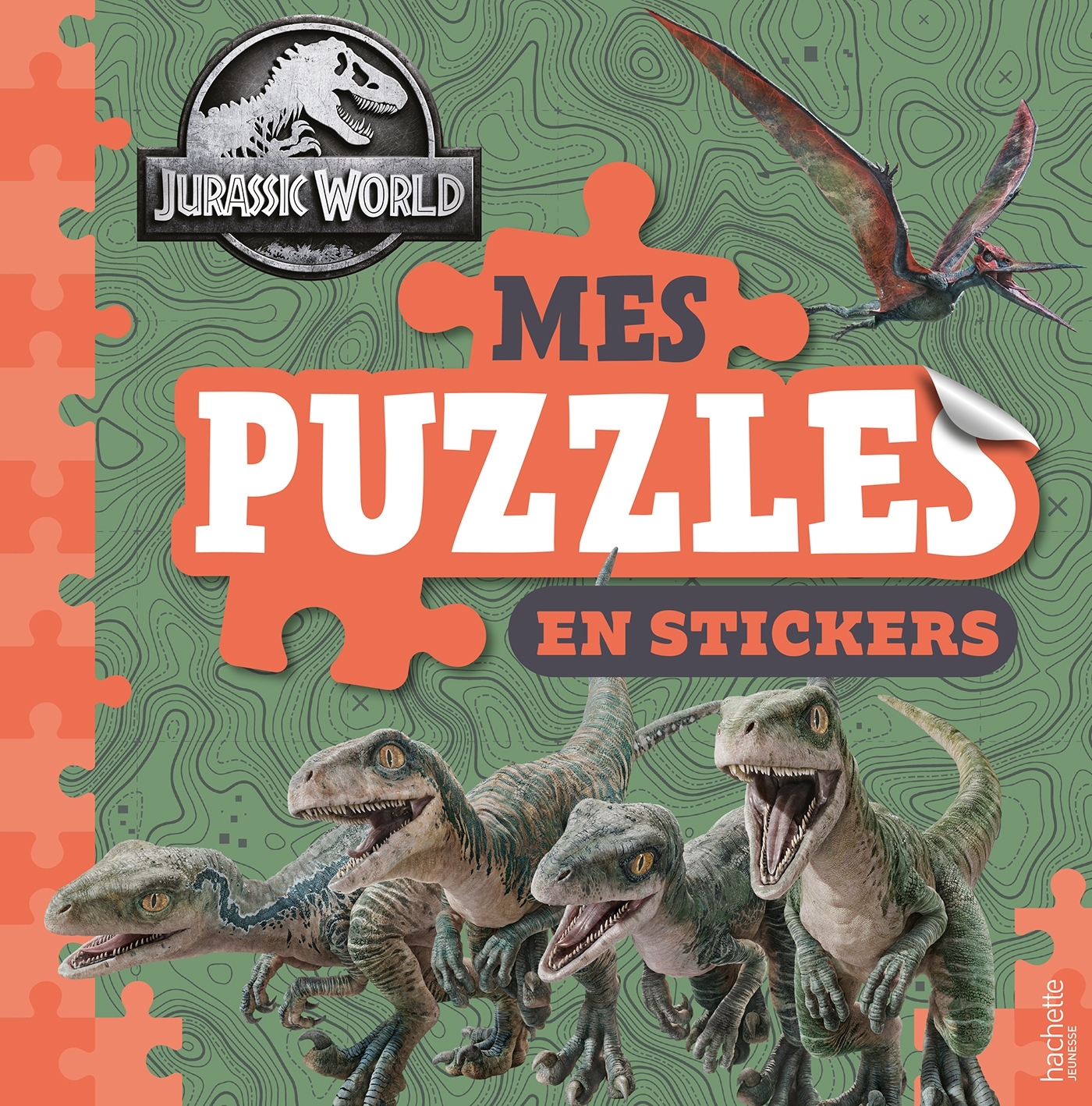 Jurassic World - Mes puzzles en stickers