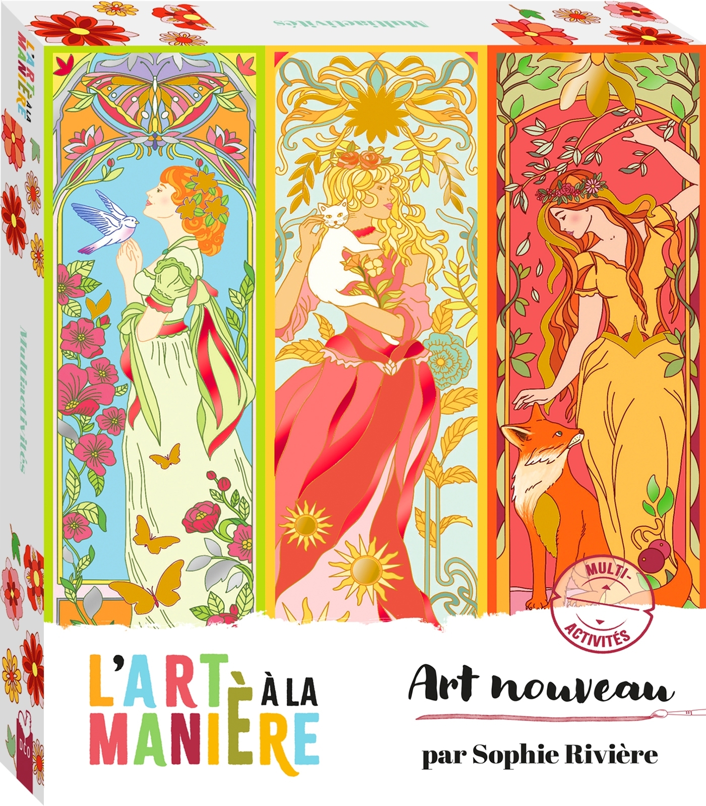L'art à la manière Art nouveau - coffret avec accessoires