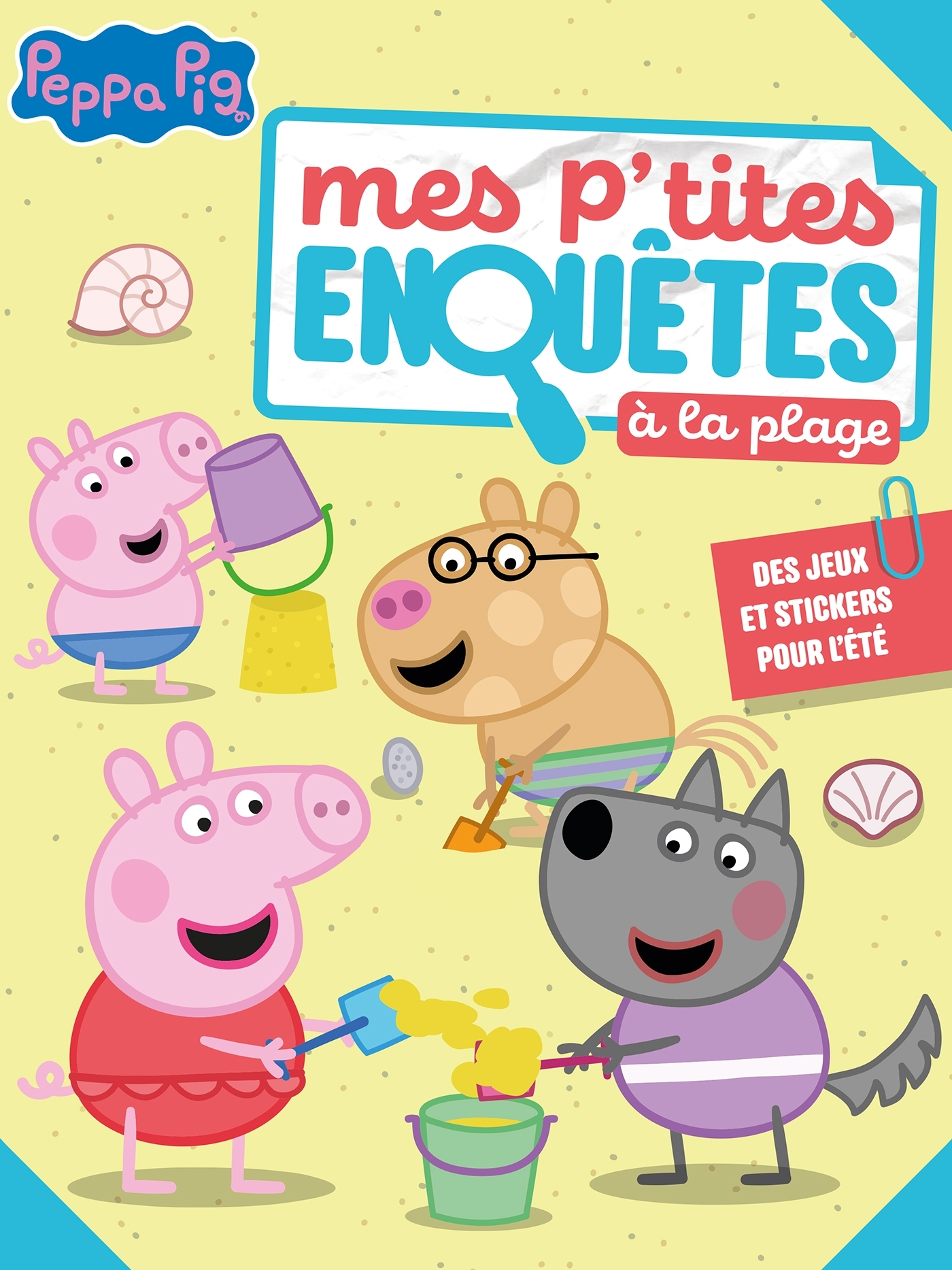Peppa Pig - Mes p'tites enquêtes à la plage - 16 jeux pour l'été
